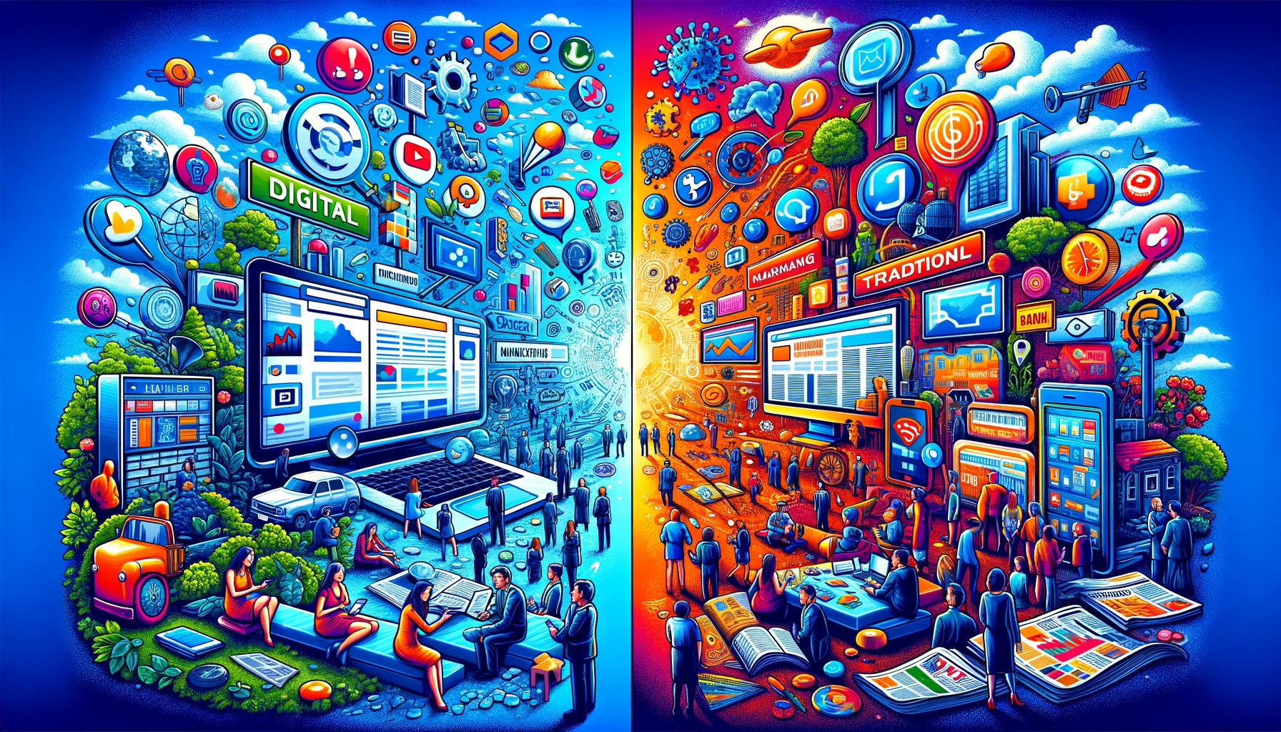 Digitale Marketing versus Traditionele Marketing