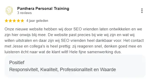 Panthera review google case