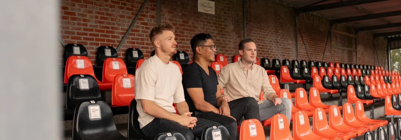 SEO vrienden op de tribune